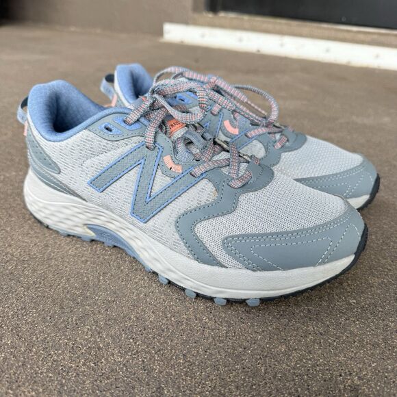 New Balance 410 Trail Sneaker Women’s 8 Rogue Wave Blue Gray Hiking Running - Picture 1 of 7